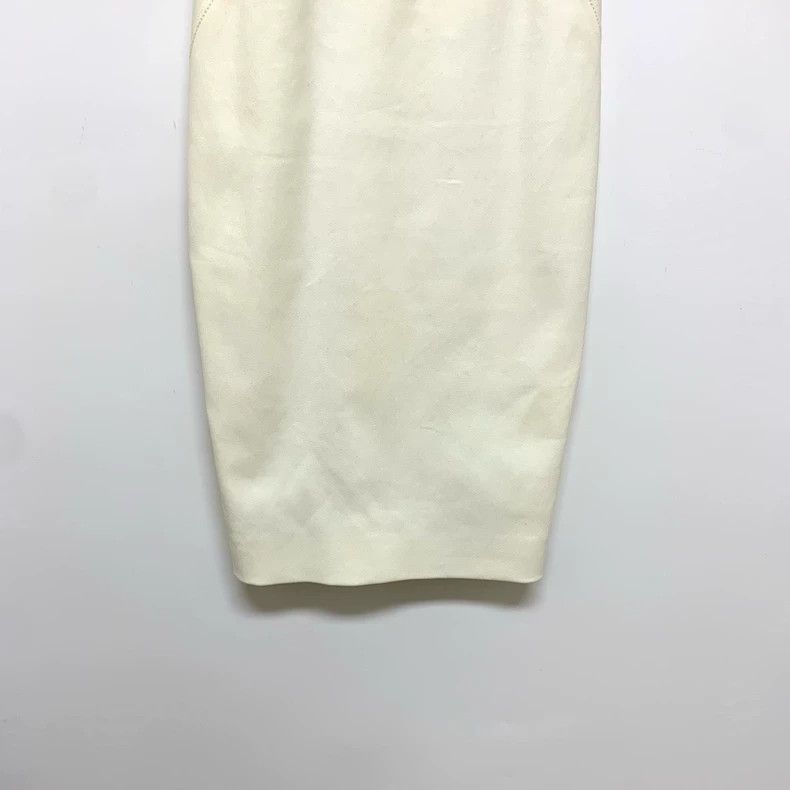 Givenchy Givenchy White Fitted Short-Sleeve Dress Size M / US 6-8 / IT 42-44 - 5 Thumbnail