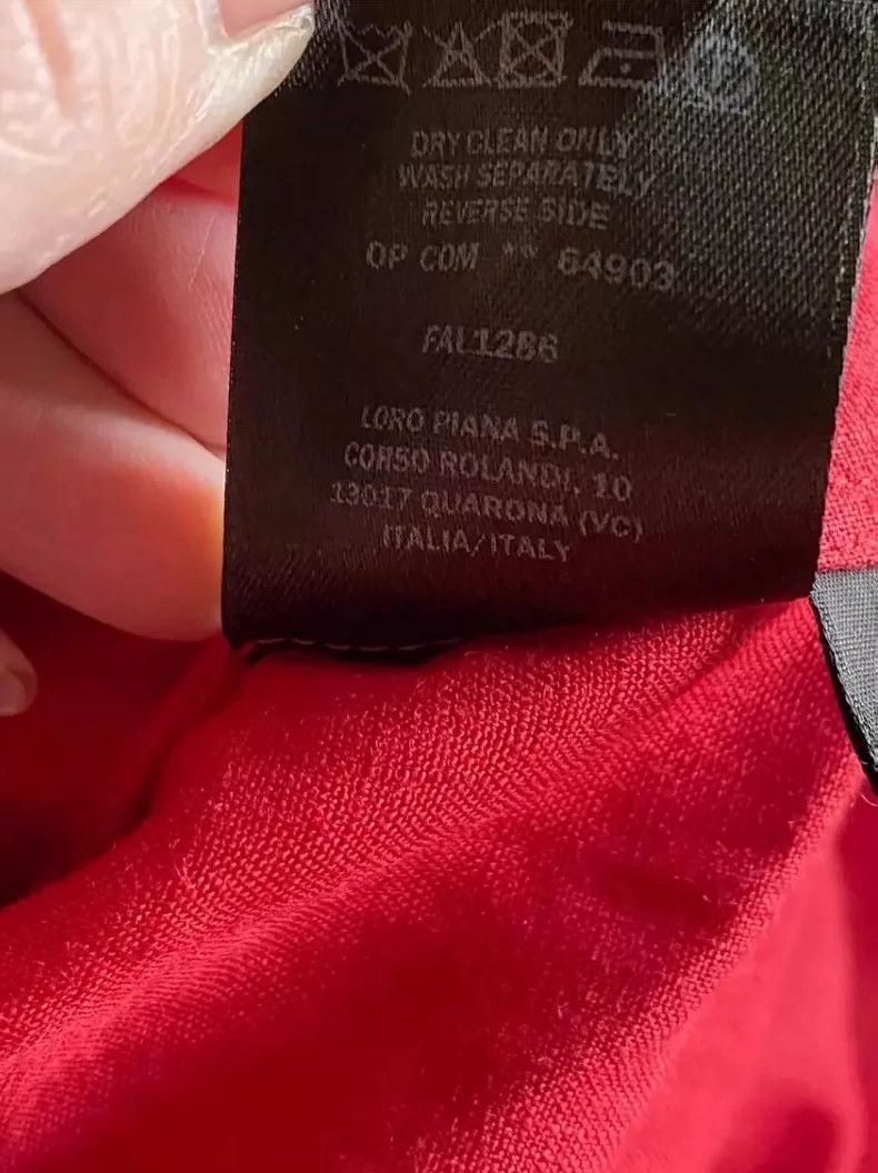 Loro Piana Loro Piana Women's Red Linen Dress Size M / US 6-8 / IT 42-44 - 9 Thumbnail