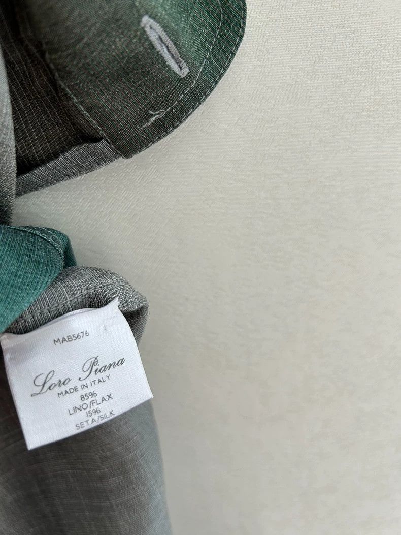 Loro Piana Loro Piana Gray Silk-Linen Casual Dress -dmc Size M / US 6-8 / IT 42-44 - 6 Thumbnail