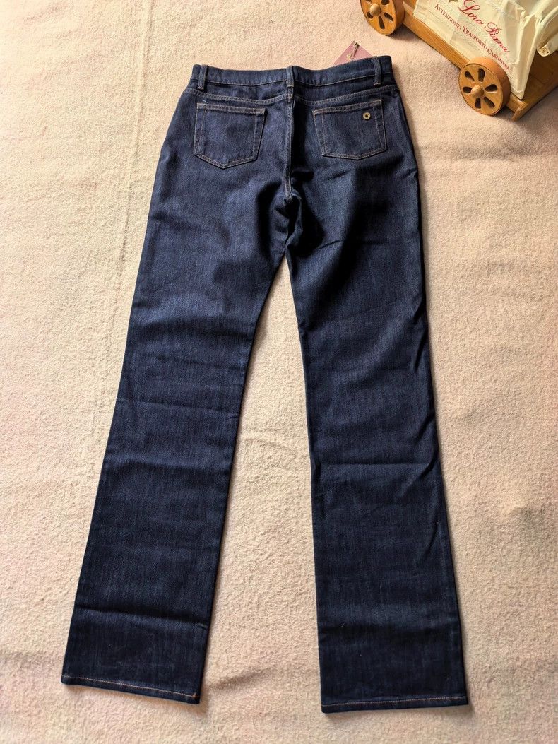 Loro Piana Loro Piana Women's Cotton Cashmere Jeans Size 28" / US 6 / IT 42 - 2 Thumbnail