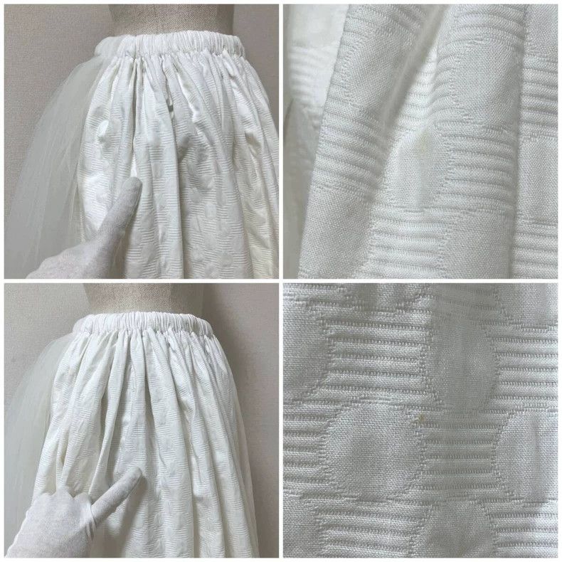 Comme des Garcons COMME des GARÇONS White Tulle Puff Skirt - dmc Size 26" / US 2 / IT 38 - 8 Thumbnail