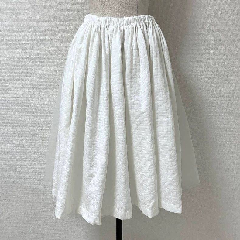 Comme des Garcons COMME des GARÇONS White Tulle Puff Skirt - dmc Size 26" / US 2 / IT 38 - 2 Thumbnail