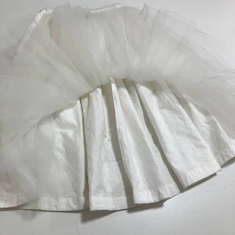 Comme des Garcons COMME des GARÇONS White Tulle Puff Skirt - dmc Size 26" / US 2 / IT 38 - 5 Thumbnail