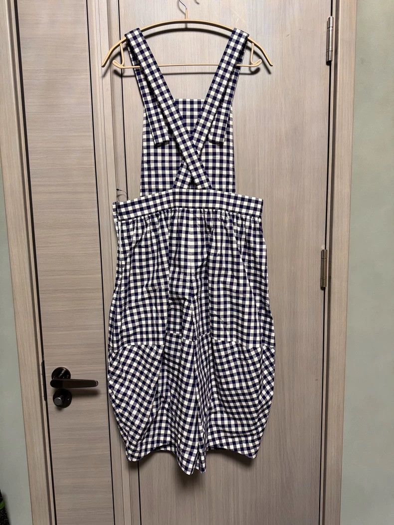 Comme des Garcons CDG Girl Blue Check Overall Pants - dmc Size 24" / US 00 / IT 34 - 2 Thumbnail