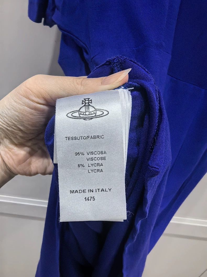 Vivienne Westwood Vivienne Westwood Deconstructed Blue-Purple Dress XS - dmc Size XS / US 0-2 / IT 36-38 - 3 Thumbnail