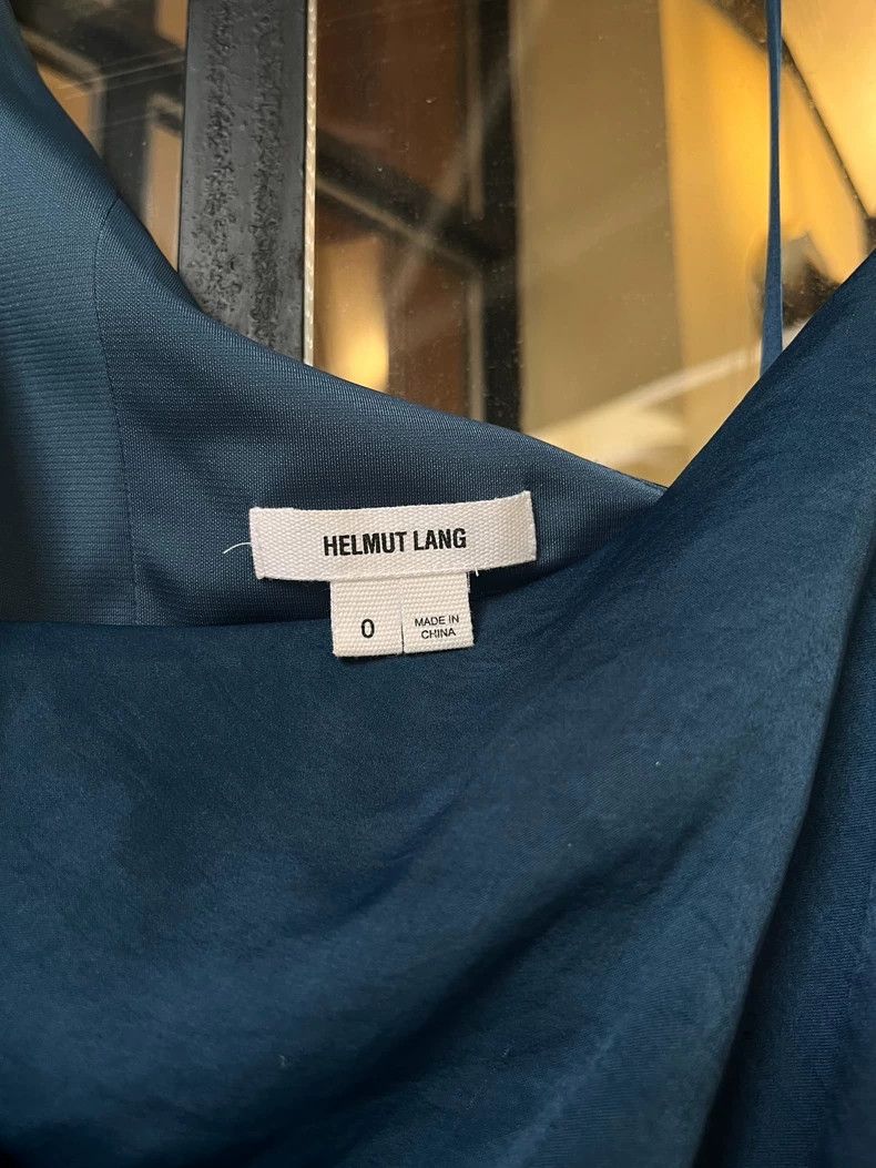Helmut Lang Helmut Lang Blue Asymmetric Strap Dress - dmc Size XS / US 0-2 / IT 36-38 - 9 Thumbnail