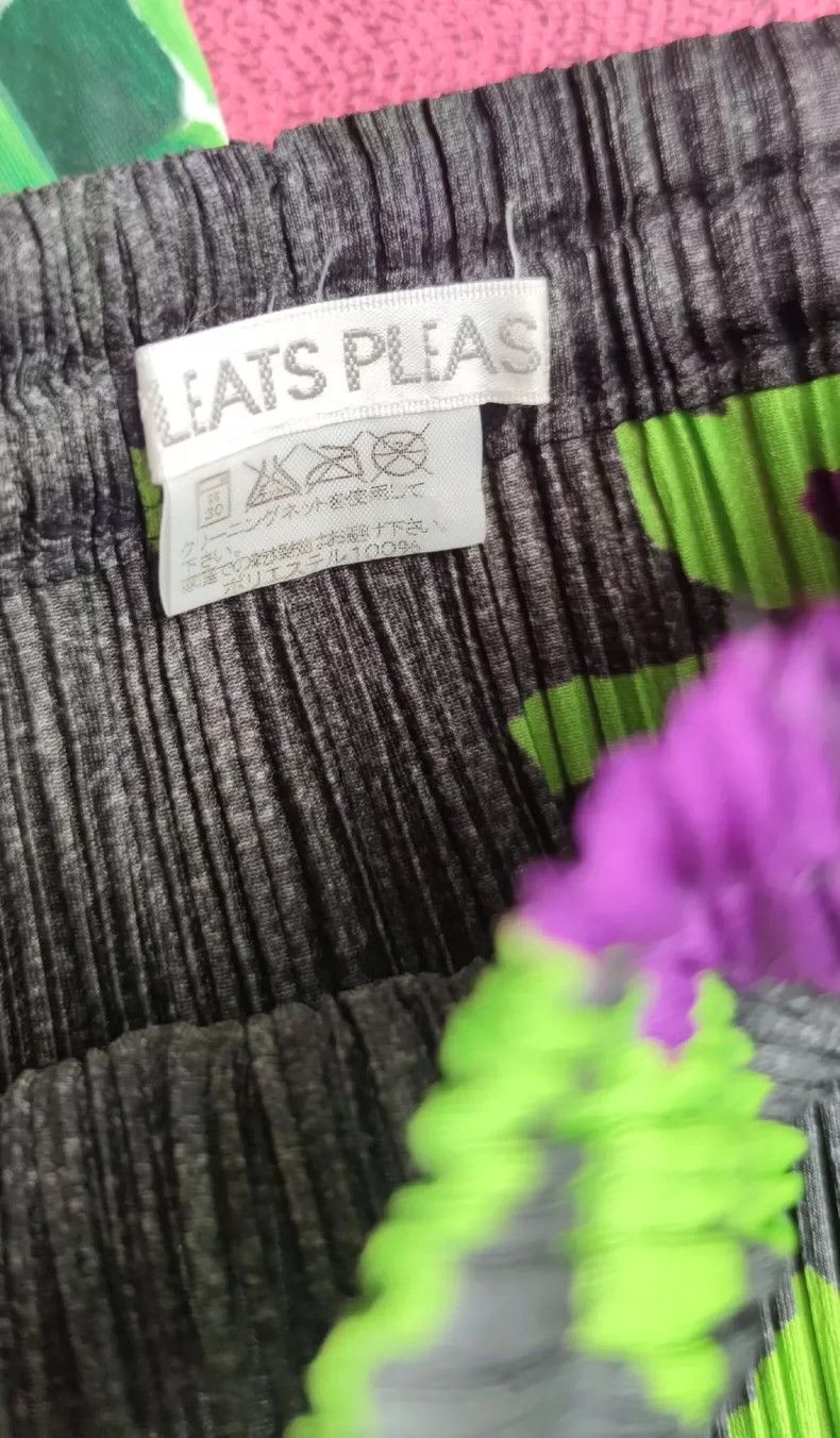 Issey Miyake Issey Miyake Purple Floral Midi Skirt - dmc Size 28" / US 6 / IT 42 - 3 Thumbnail