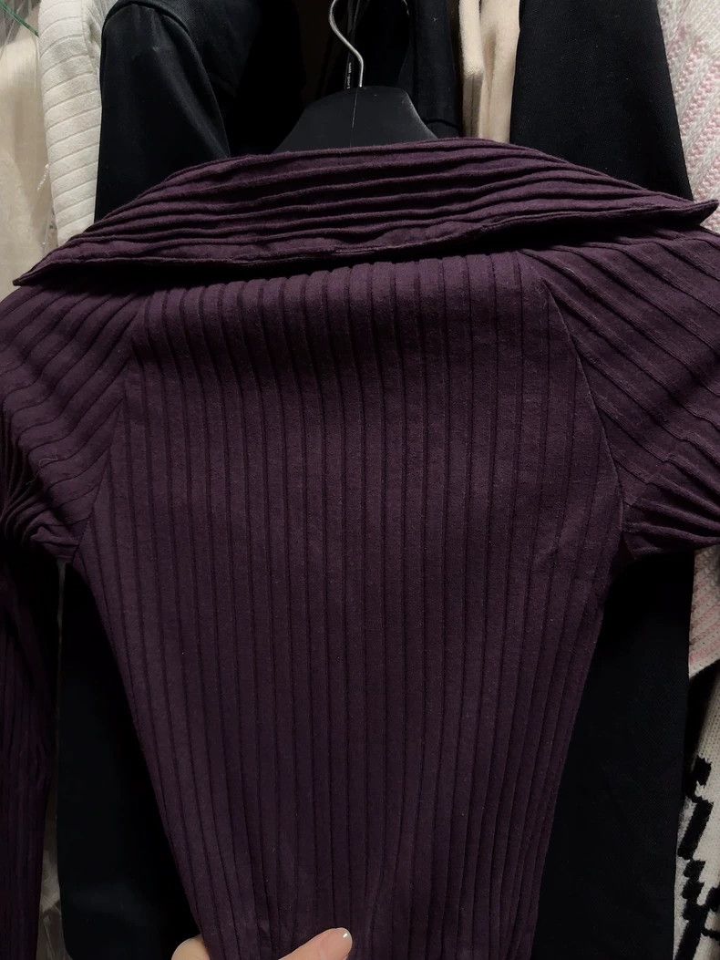 Helmut Lang HELMUT LANG Ribbed Mini Dress - dmc Size XS / US 0-2 / IT 36-38 - 5 Thumbnail