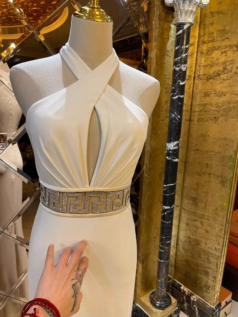 Versace Versace High-Definition Sleeveless Evening Gown - dmc Size S / US 4 / IT 40 - 5 Thumbnail