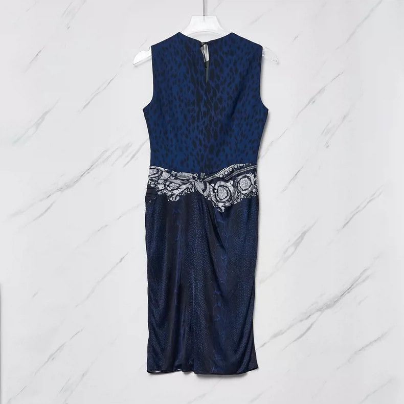 Versace Versace Women's Sleeveless Leopard Dress - dmc Size M / US 6-8 / IT 42-44 - 3 Thumbnail