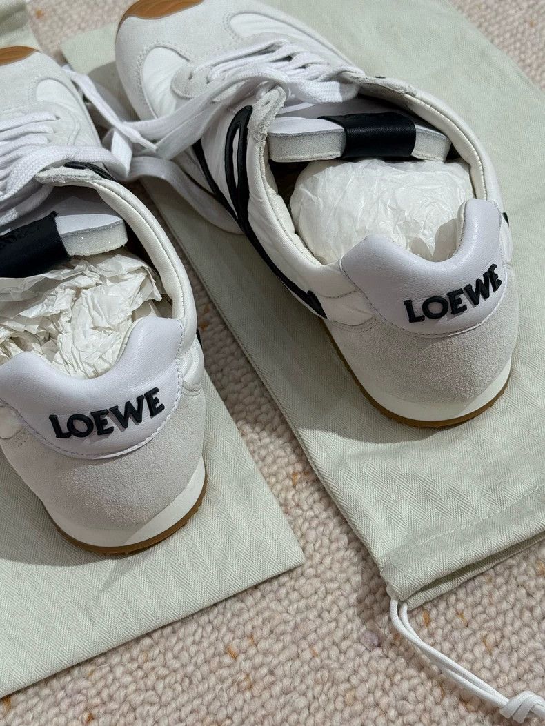 Loewe Loewe Runner 2.0 Women's White Sneakers - dmc Size US 9 / IT 39 - 3 Thumbnail