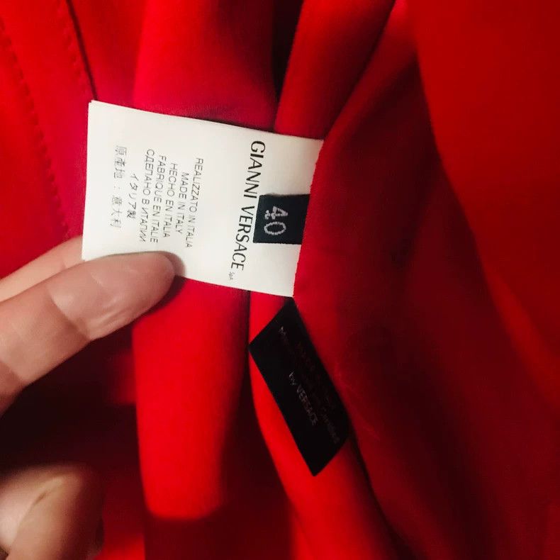 Versace VERSACE Red Women's Suit with Skirt Set - dmc Size M / US 6-8 / IT 42-44 - 4 Thumbnail