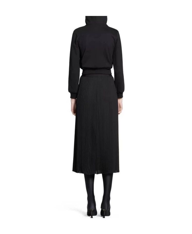 Balenciaga Balenciaga Pleated Elastic Midi Skirt- dmc Size 24" / US 00 / IT 34 - 7 Thumbnail