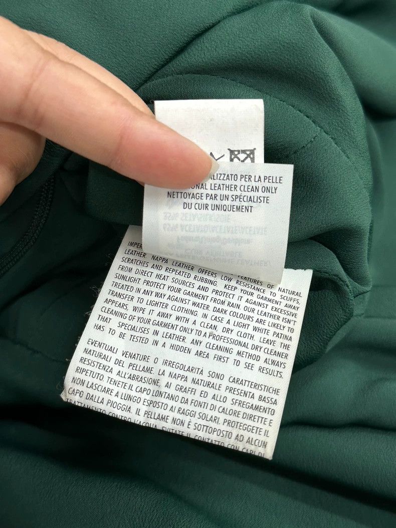Alexander McQueen Alexander McQueen Green Leather Sleeveless Dress - dmc Size S / US 4 / IT 40 - 7 Thumbnail