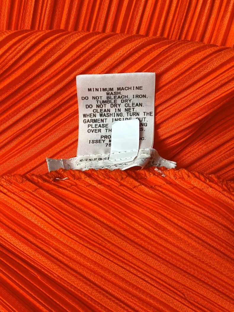 Issey Miyake Issey Miyake Pleats Please Orange Top - dmc Size US M / EU 48-50 / 2 - 4 Thumbnail