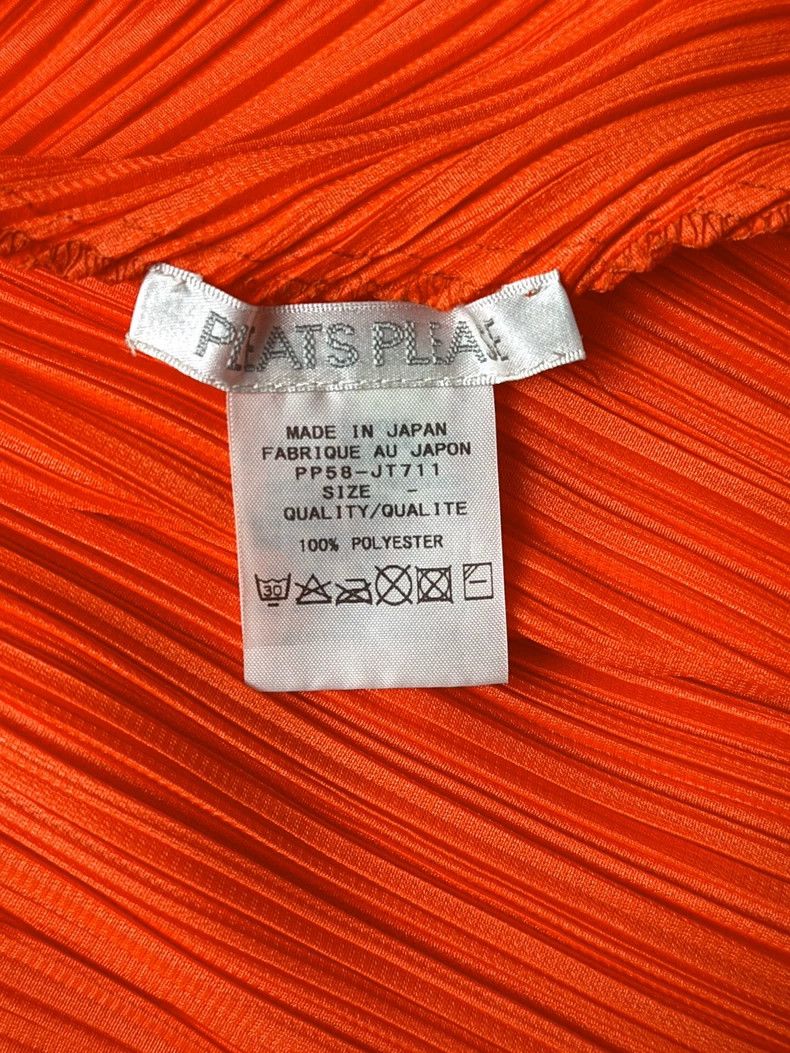 Issey Miyake Issey Miyake Pleats Please Orange Top - dmc Size US M / EU 48-50 / 2 - 3 Thumbnail