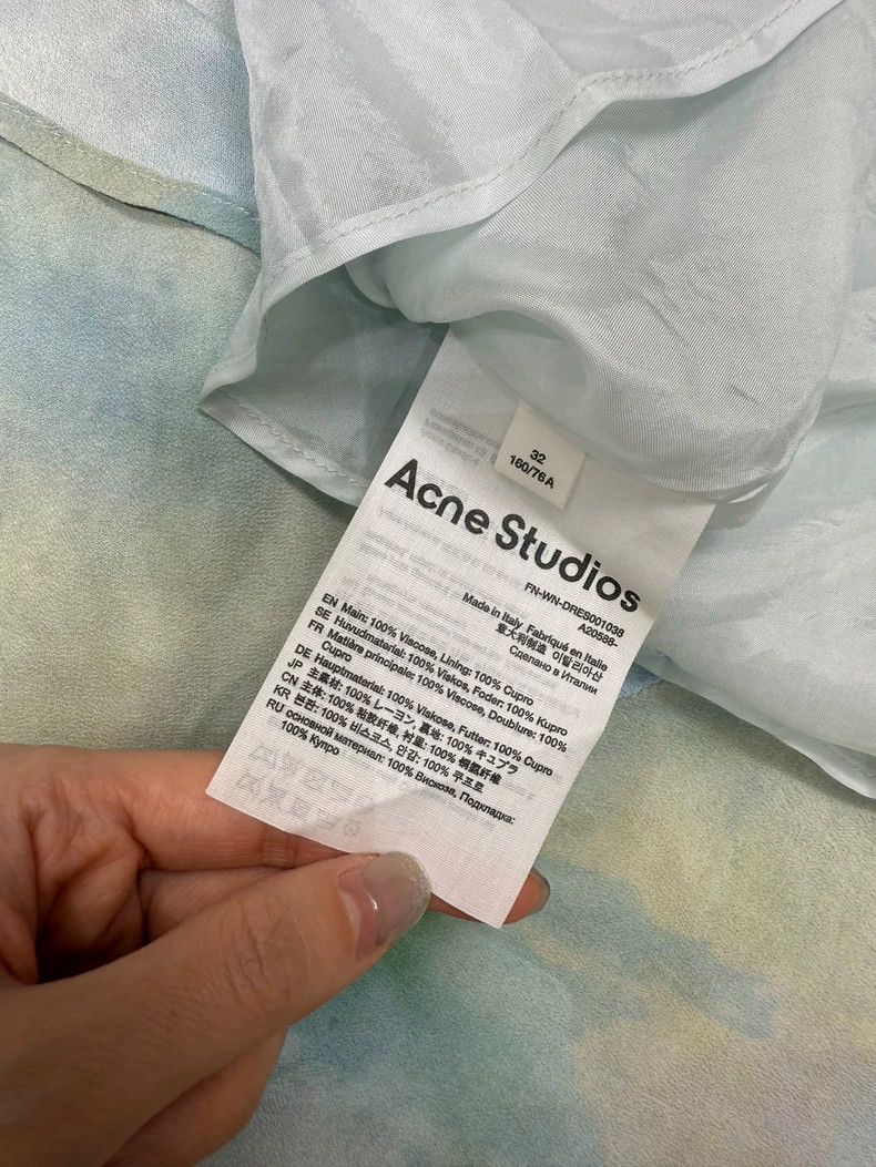 Vintage Acne Studios Landscape Print Dress - dmc Size M / US 6-8 / IT 42-44 - 8 Thumbnail