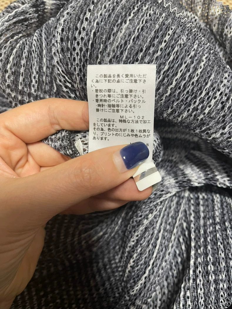 Issey Miyake Issey Miyake PP Checkered Shawl Top - dmc Size US M / EU 48-50 / 2 - 6 Thumbnail