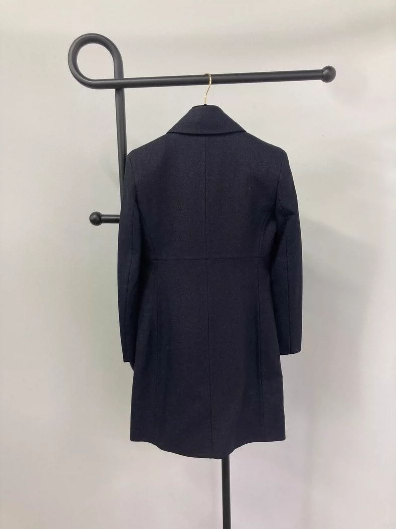 Chanel Chanel Black Double-Breasted Blazer Dress - dmc Size S / US 4 / IT 40 - 2 Thumbnail