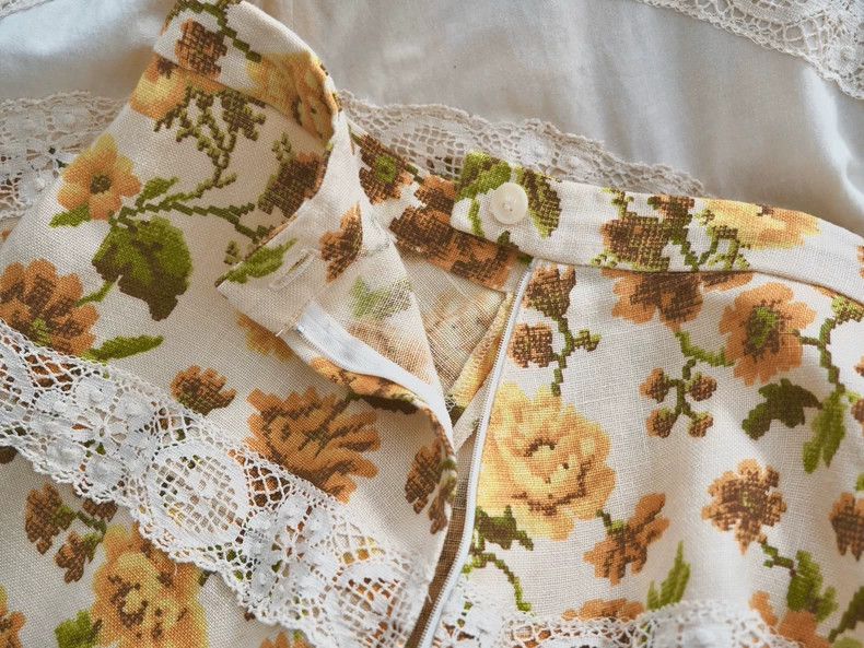 Comme des Garcons Comme des Garcons Gold Floral Midi Skirt - dmc Size 26" / US 2 / IT 38 - 7 Thumbnail