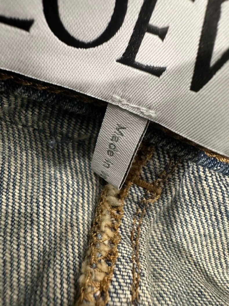 Loewe LOEWE High-Waist Denim Mini Skirt - dmc Size 26" / US 2 / IT 38 - 6 Thumbnail