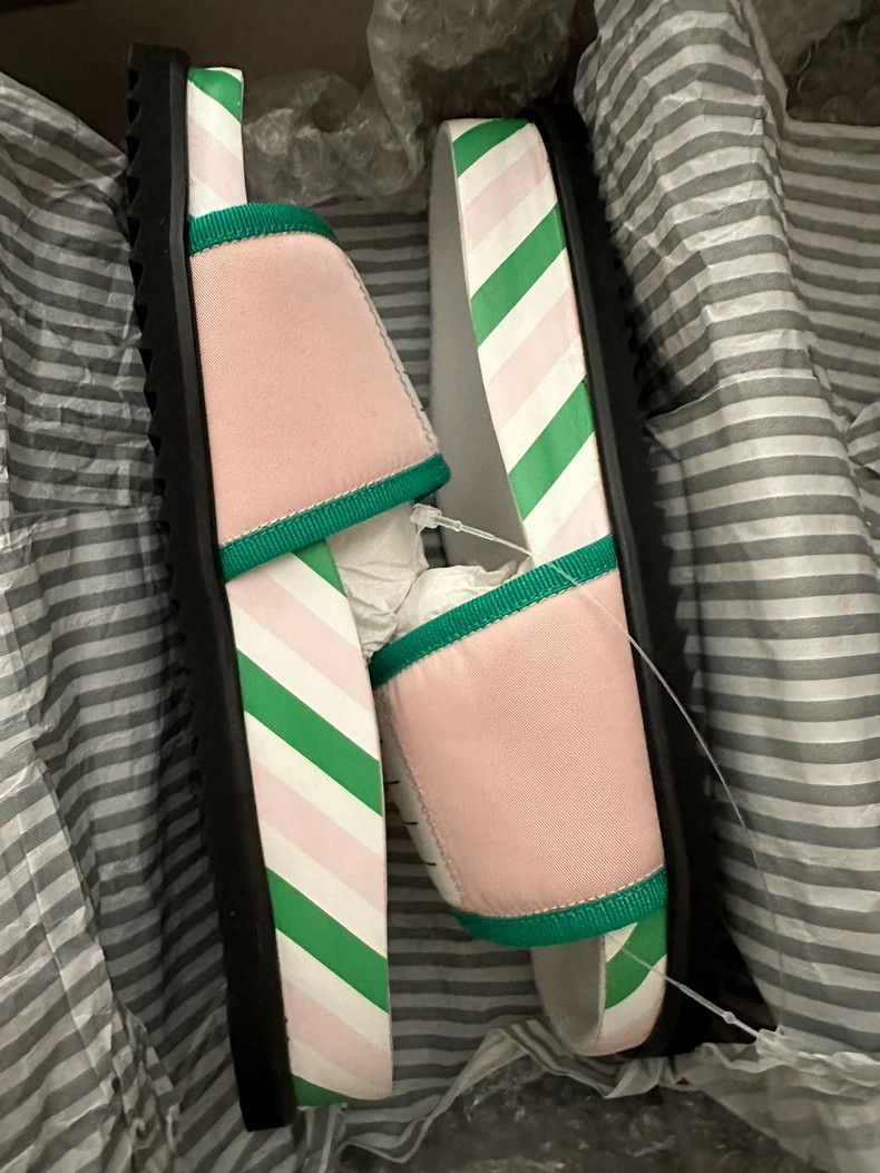 Thom Browne THOM BROWNE Women's Colorblock Slides - dmc Size US 7 / IT 37 - 5 Thumbnail