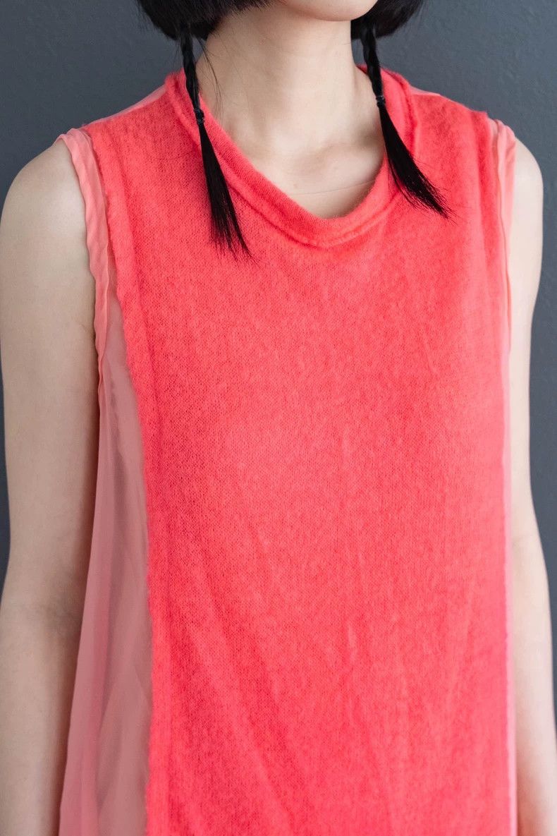Comme des Garcons COMME des GARCONS Pink Knit Dress - dmc Size S / US 4 / IT 40 - 5 Thumbnail