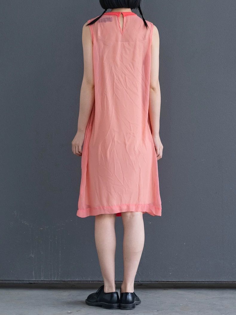 Comme des Garcons COMME des GARCONS Pink Knit Dress - dmc Size S / US 4 / IT 40 - 3 Thumbnail