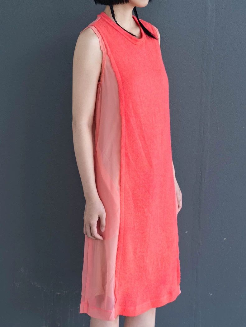 Comme des Garcons COMME des GARCONS Pink Knit Dress - dmc Size S / US 4 / IT 40 - 7 Thumbnail