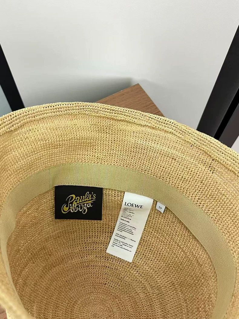 Loewe LOEWE Women's Raffia Bucket Hat - dmc Size ONE SIZE - 4 Thumbnail