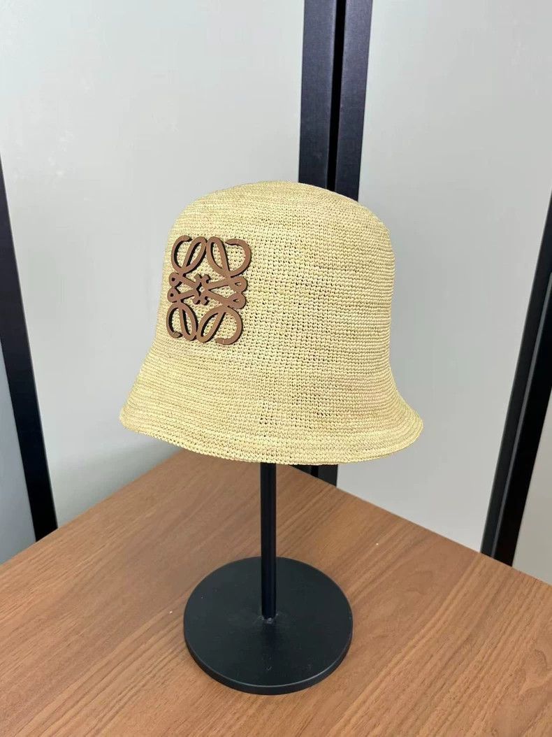 Loewe LOEWE Women's Raffia Bucket Hat - dmc Size ONE SIZE - 2 Thumbnail