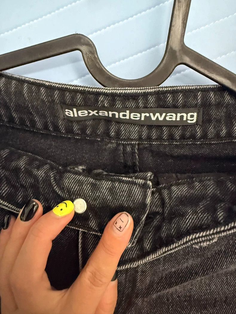 Alexander Wang Alexander Wang Bite High-Waist Denim Shorts - dmc Size 24" / US 00 / IT 34 - 4 Thumbnail