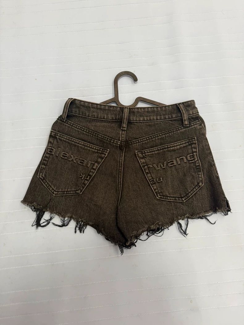 Alexander Wang Alexander Wang Bite High-Waist Denim Shorts - dmc Size 24" / US 00 / IT 34 - 2 Thumbnail