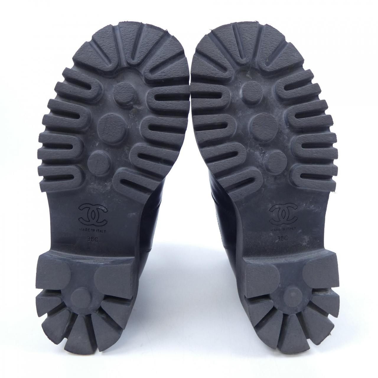 Chanel Chanel Chanel G45784B17237 Calfskin Boots Leather Shoes G45784B17237 DUTY FREE for USA Size ONE SIZE - 4 Thumbnail