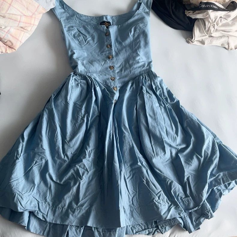 Vivienne Westwood Vivienne Westwood Blue Corset Dress - dmc Size L / US 10 / IT 46 - 2 Thumbnail