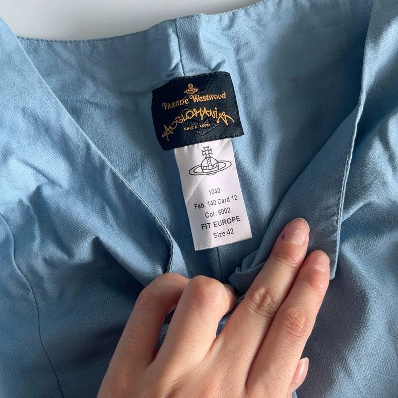 Vivienne Westwood Vivienne Westwood Blue Corset Dress - dmc Size L / US 10 / IT 46 - 4 Thumbnail