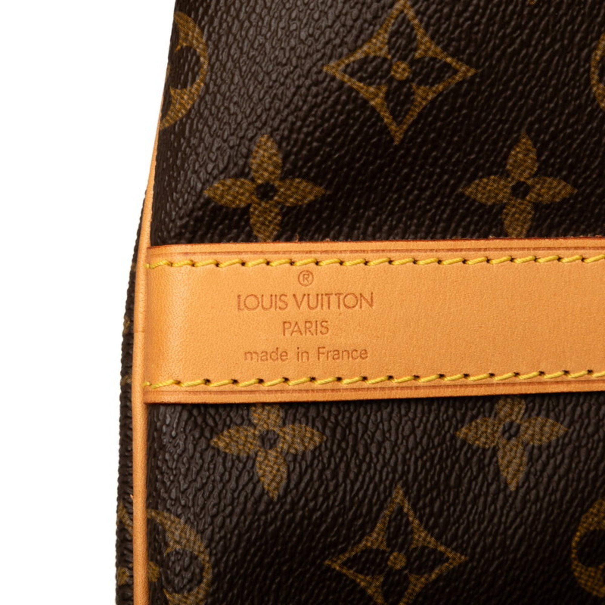 Louis Vuitton Louis Vuitton Monogram Keepall Bandouliere 55 Boston/Shoulder Bag, 2-Way, M41414, Brown Leather, Women's Size ONE SIZE - 5 Thumbnail