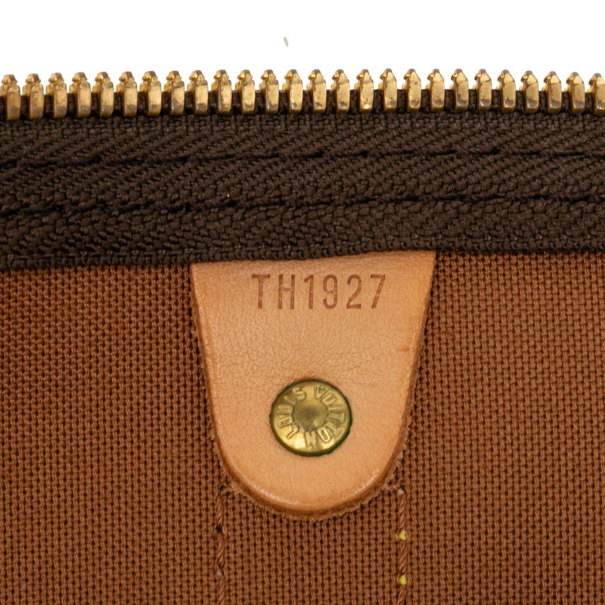 Louis Vuitton Louis Vuitton Monogram Keepall Bandouliere 55 Boston/Shoulder Bag, 2-Way, M41414, Brown Leather, Women's Size ONE SIZE - 6 Thumbnail