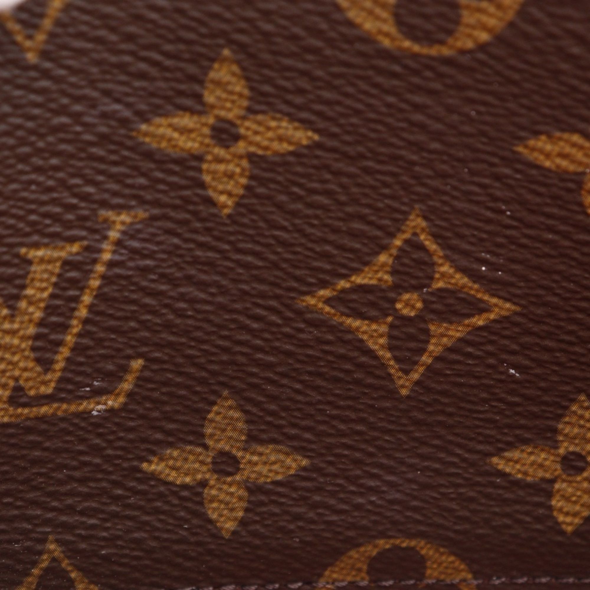 Louis Vuitton Louis Vuitton Retiro Zippy Wallet M61854 Monogram Canvas Cerise 2019 Brown/Red MI2119 Women's Size ONE SIZE - 18 Thumbnail