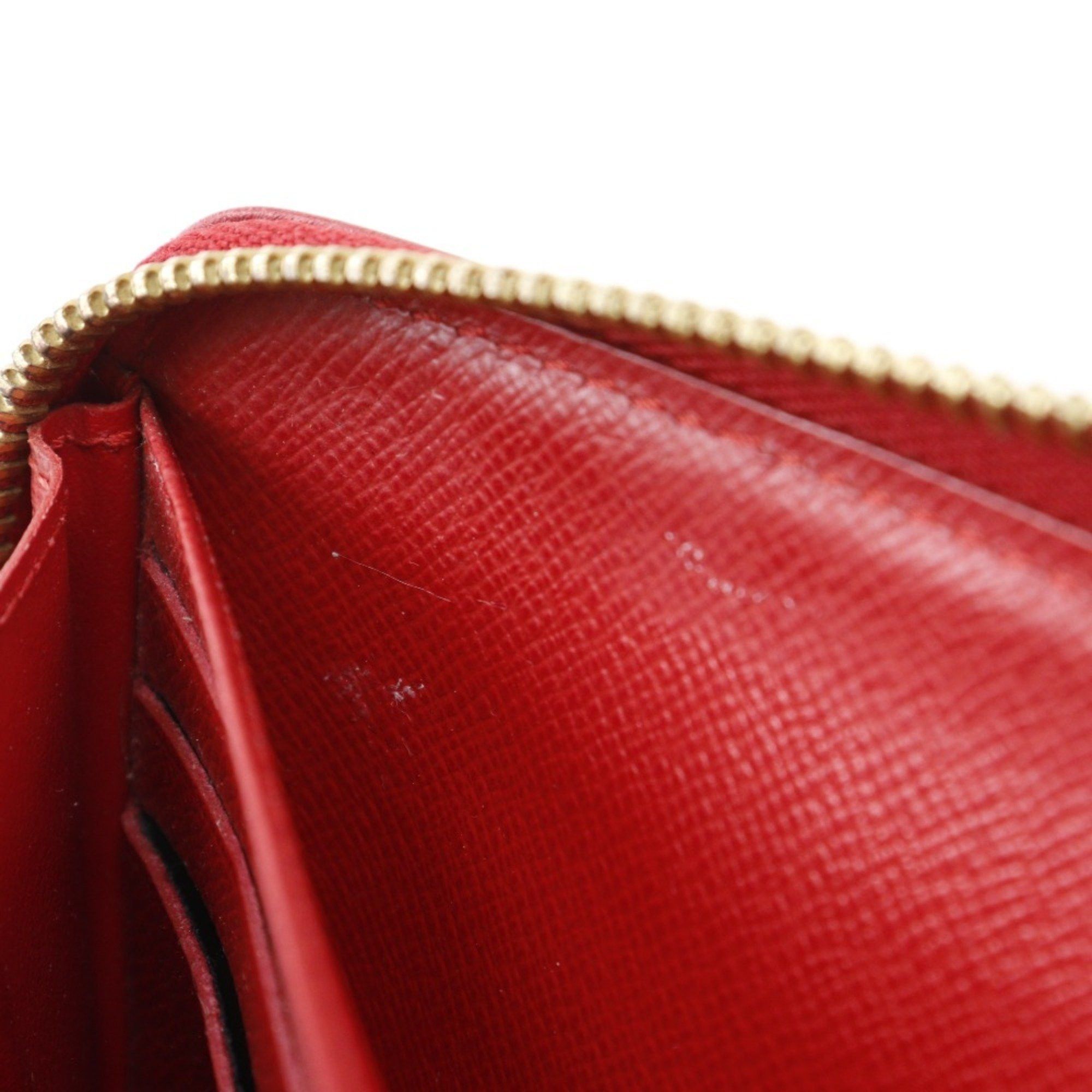 Louis Vuitton Louis Vuitton Retiro Zippy Wallet M61854 Monogram Canvas Cerise 2019 Brown/Red MI2119 Women's Size ONE SIZE - 19 Thumbnail