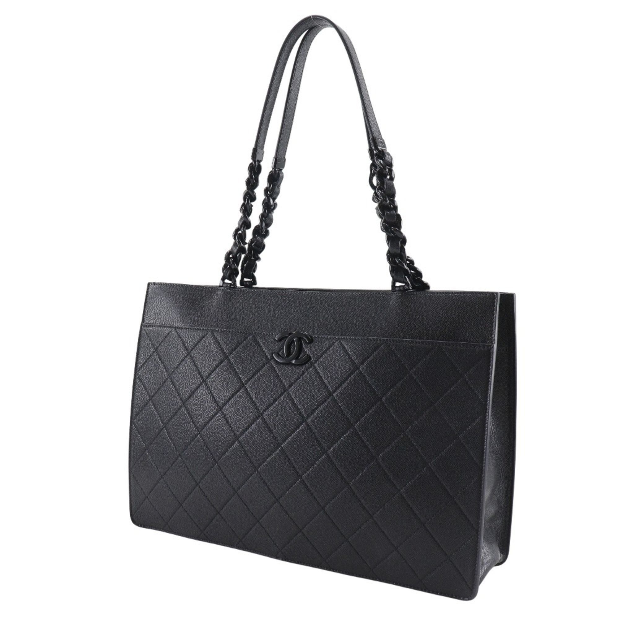 Chanel CHANEL Large Tote Bag Matelasse AS2304 Leather x Grained Calfskin Black A5 Type Shopping Women's Size ONE SIZE - 2 Thumbnail