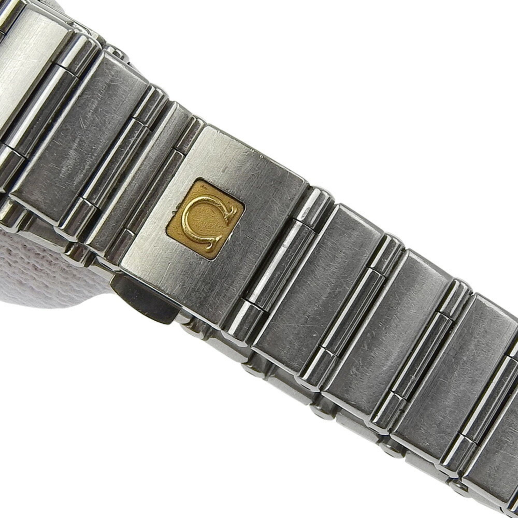 Omega OMEGA Constellation Carree Watch 1531.71 Stainless Steel 1998 Quartz Analog Display White Shell Dial Women's Size ONE SIZE - 8 Thumbnail