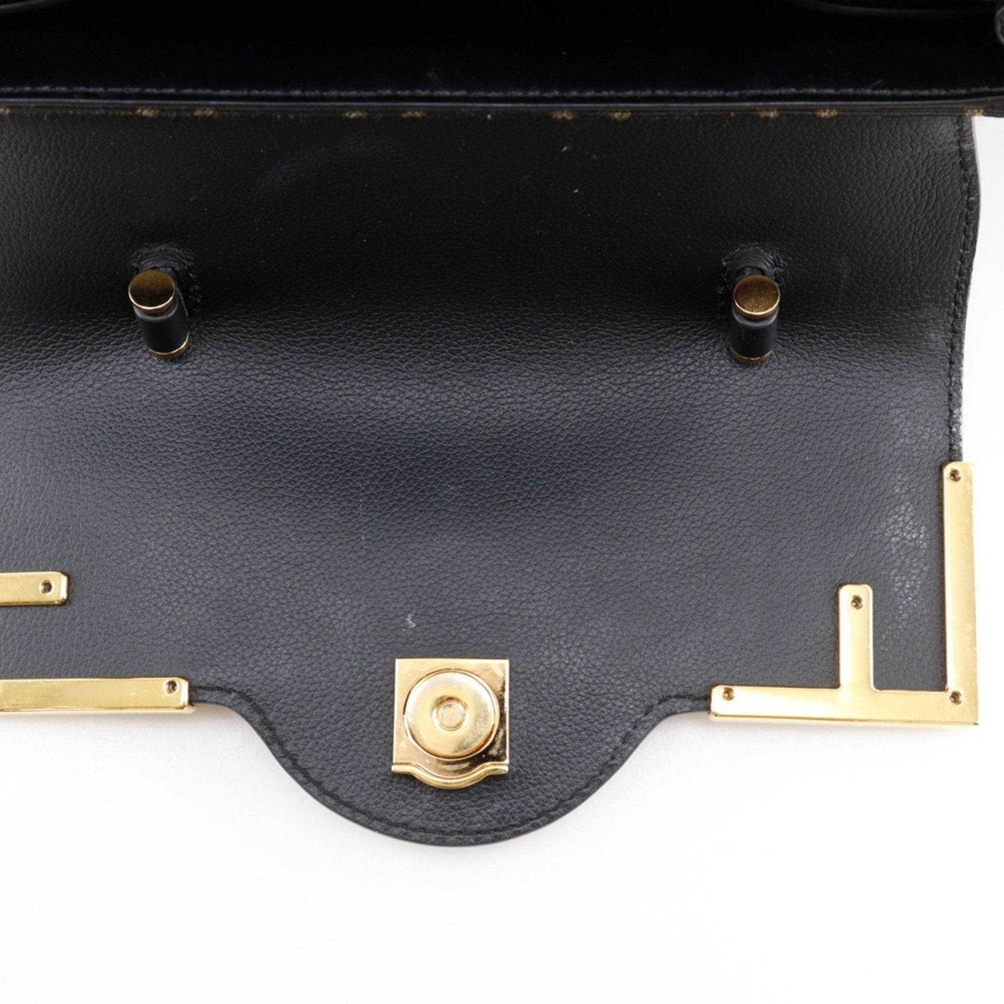 Fendi Fendi La Medusa Zucca handbag and Versace Fendace shoulder bag in nylon canvas leather, black/brown, 2-way, A5 size, for women. Size ONE SIZE - 14 Thumbnail
