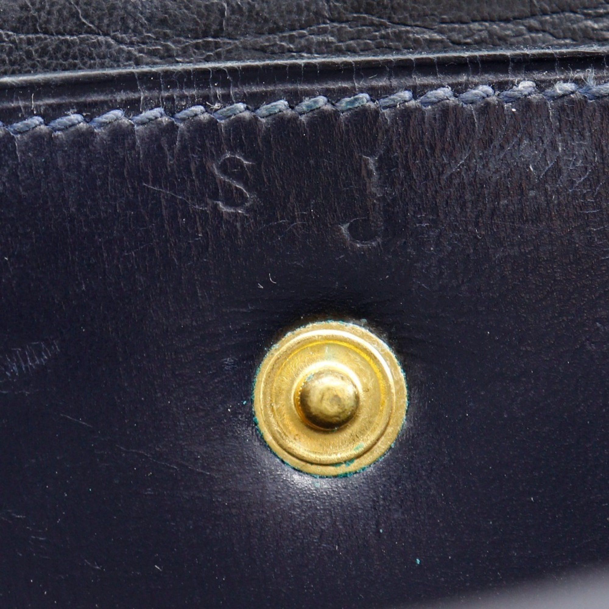 Hermes Hermes Hermès Box Calf Shoulder Bag - Leather x Gold-Plated Flap Women's Size ONE SIZE - 17 Thumbnail