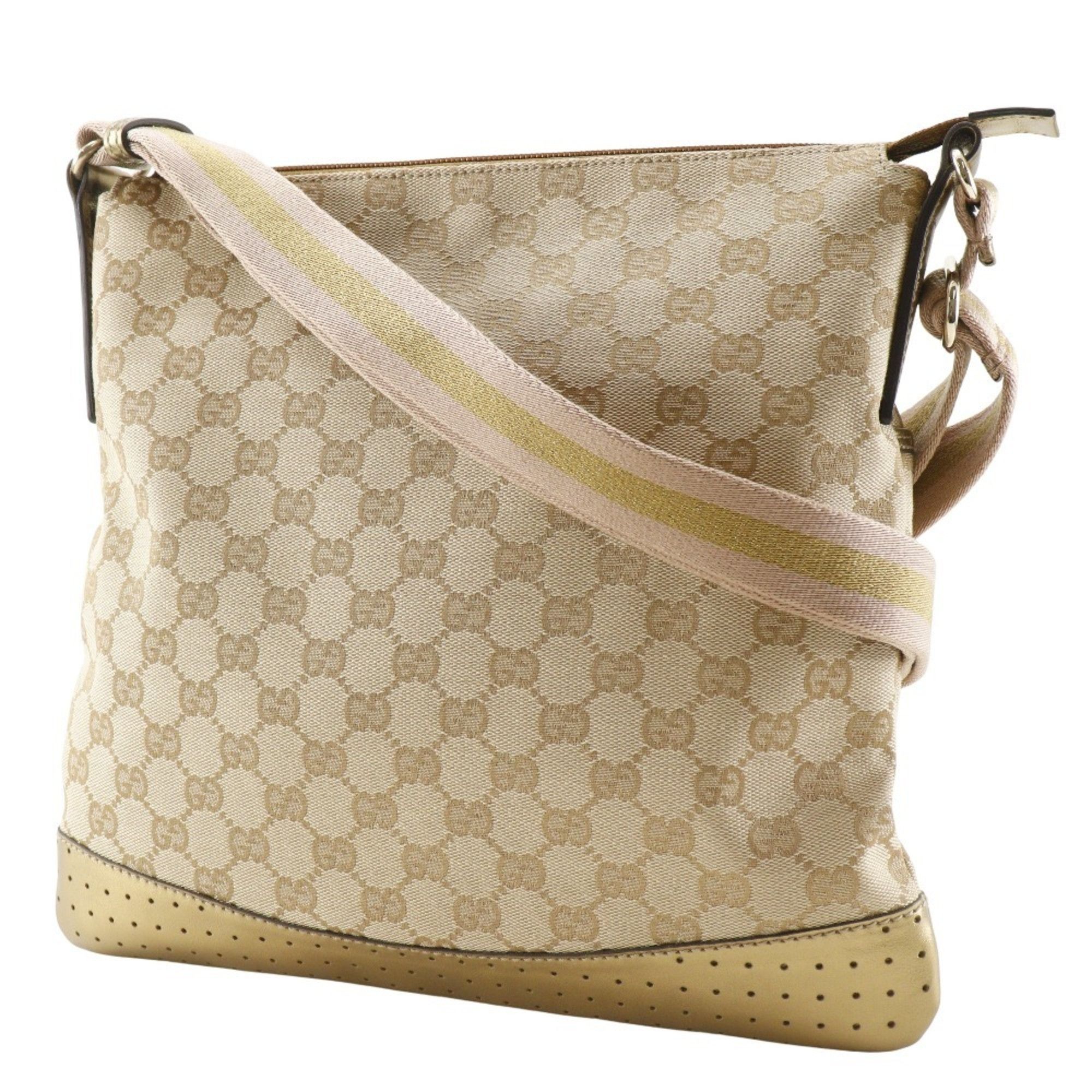 Gucci Gucci Shoulder Bag 145857 GG Canvas Beige A5 Women's Size ONE SIZE - 2 Thumbnail