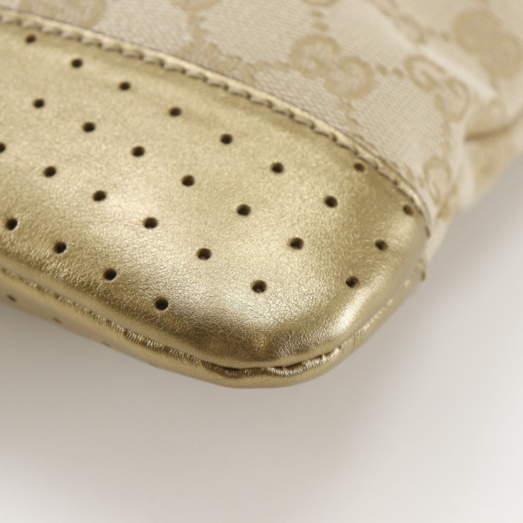 Gucci Gucci Shoulder Bag 145857 GG Canvas Beige A5 Women's Size ONE SIZE - 5 Thumbnail