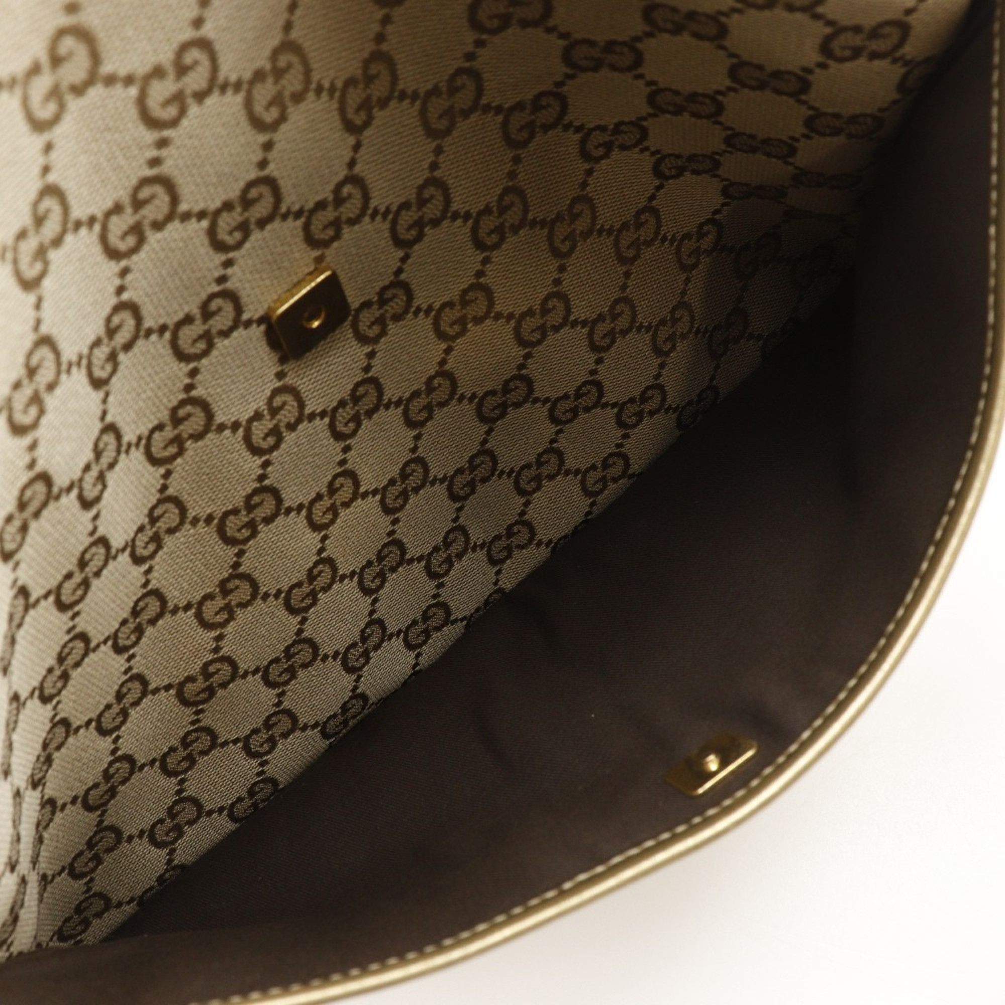 Gucci Gucci Shoulder Bag 145857 GG Canvas Beige A5 Women's Size ONE SIZE - 8 Thumbnail