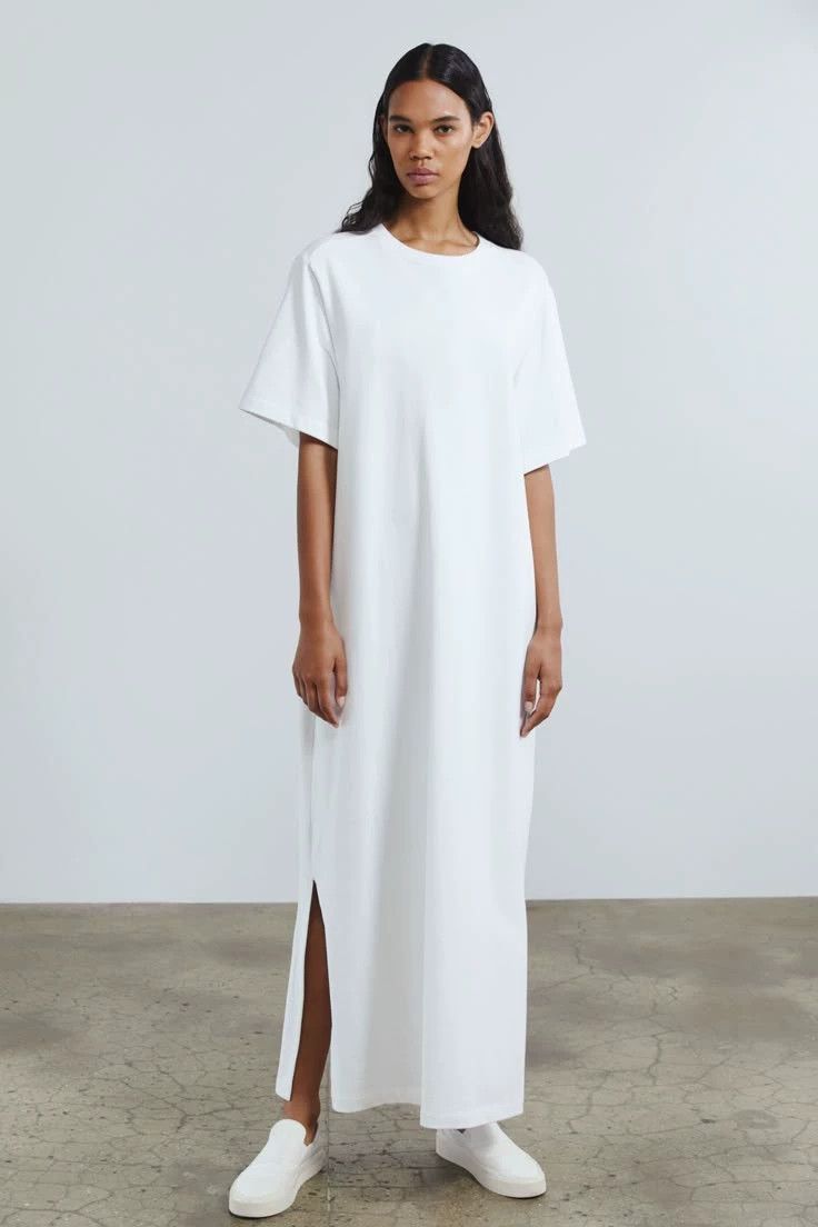 The Row The Row Side Slit T-Shirt Dress - dmc Size XS / US 0-2 / IT 36-38 - 7 Thumbnail