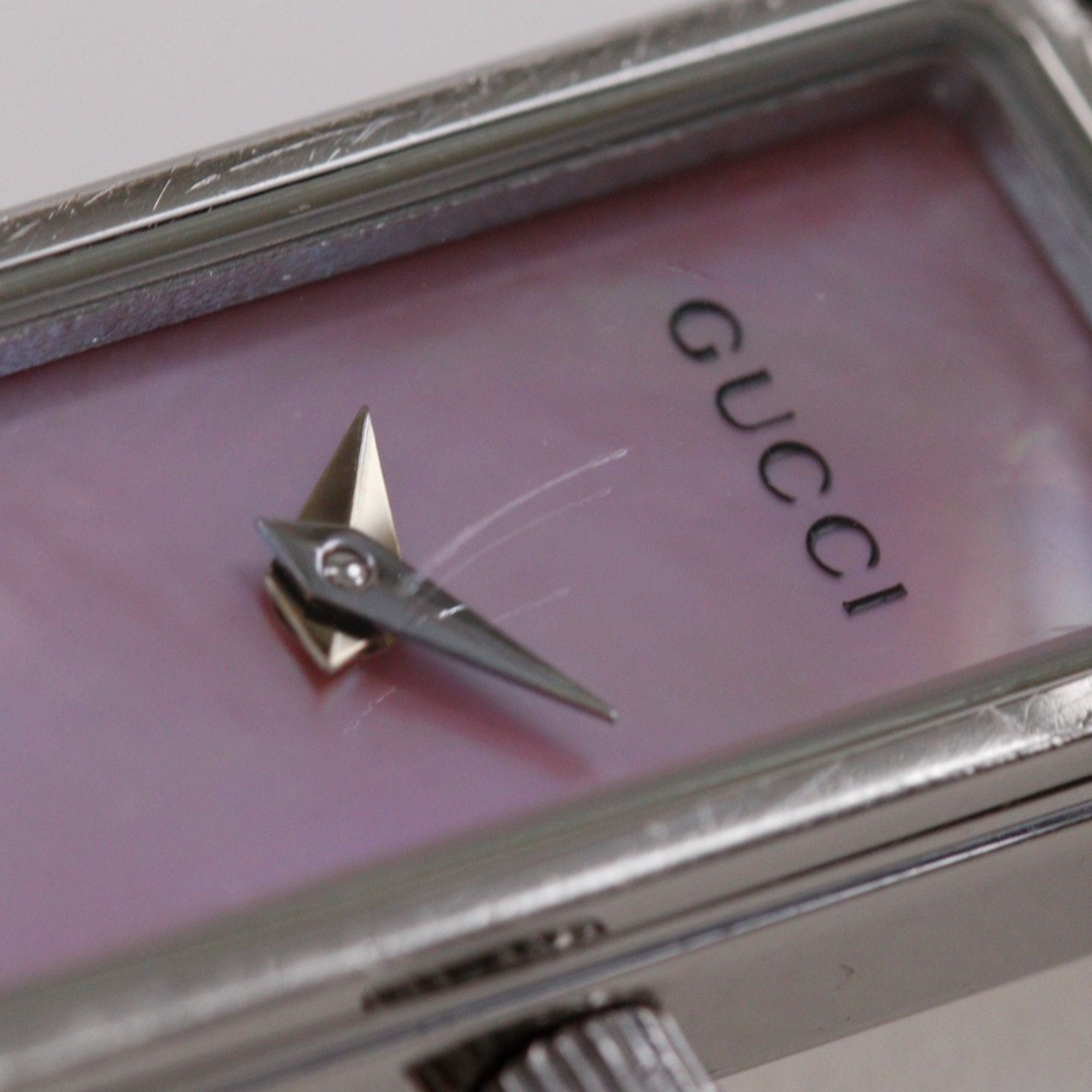 Gucci Gucci 1500L Stainless Steel Quartz Analog Watch with Pink Dial for Women Size ONE SIZE - 8 Thumbnail