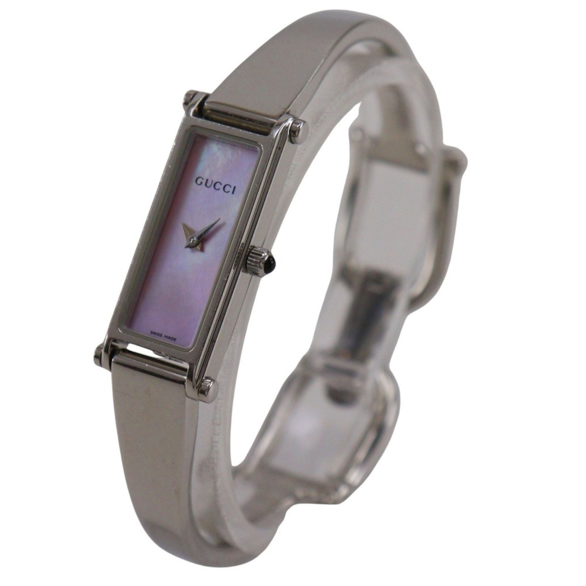 Gucci Gucci 1500L Stainless Steel Quartz Analog Watch with Pink Dial for Women Size ONE SIZE - 2 Thumbnail